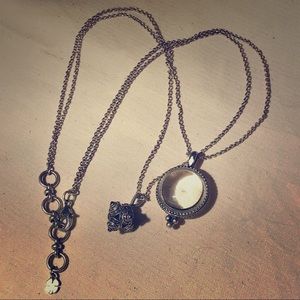 Lucky Brand Mystical Looking-Glass Double Necklace